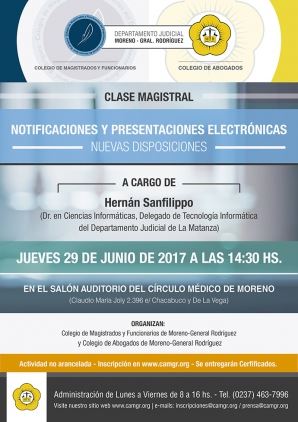 NOTIFICACIONES Y PRESENTACIONES ELECTRONICAS